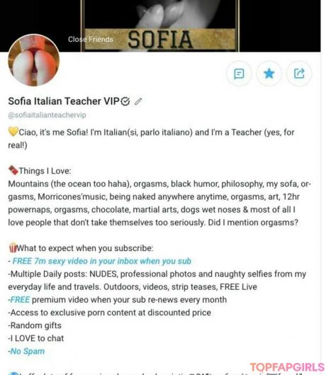 Sofiaitalianteacherfree nude leaked OnlyFans photo #2