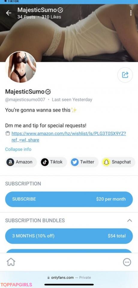 Majesticsumo007 nude leaked OnlyFans pic