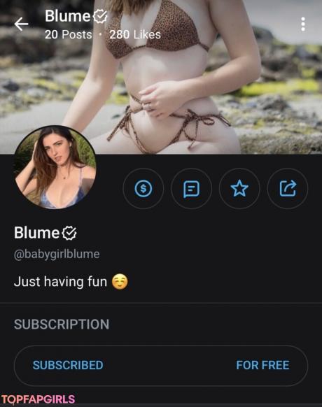 Blume nude leaked OnlyFans photo #5